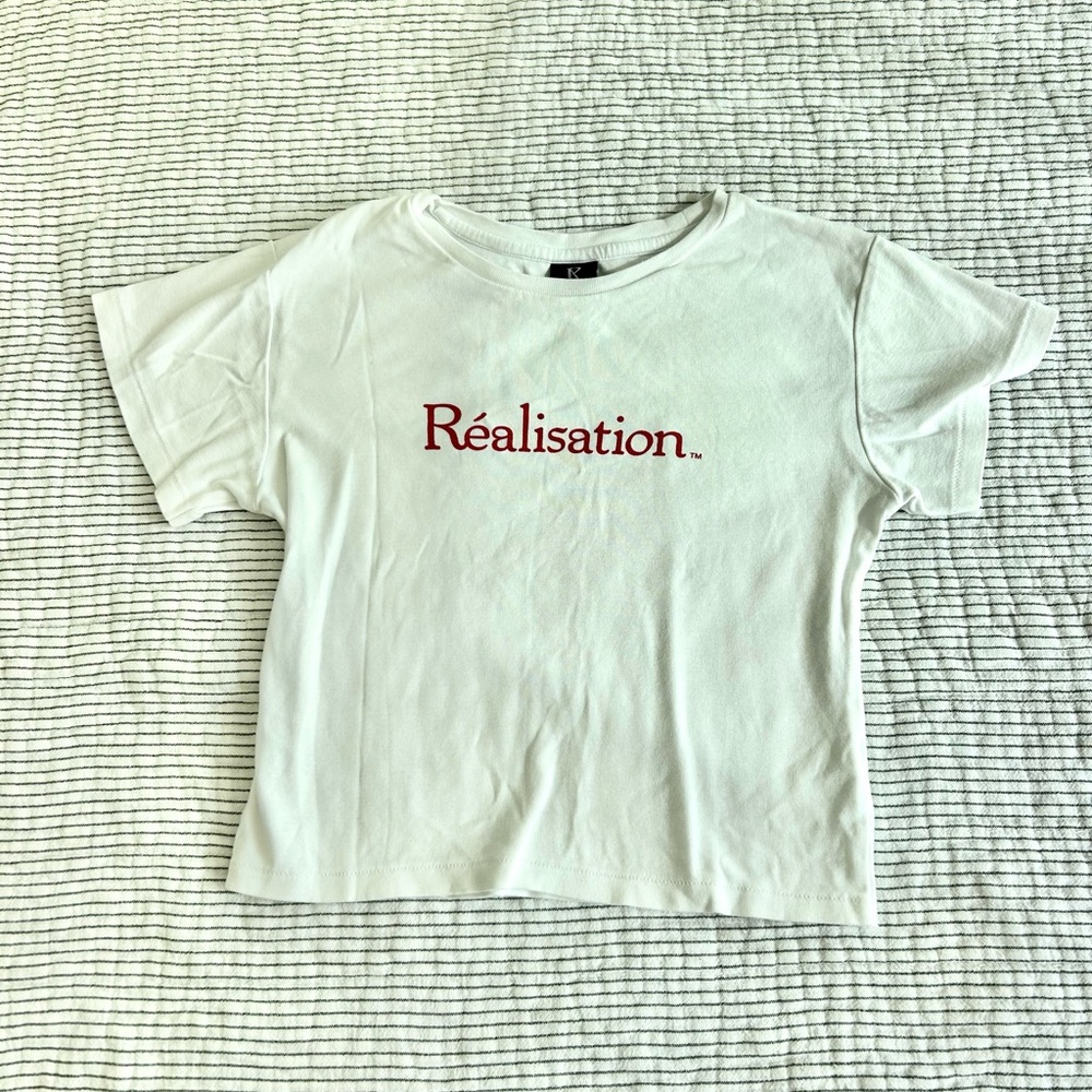 Realisation Par White Short Sleeve Tee